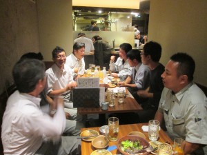 会議後の懇親会
